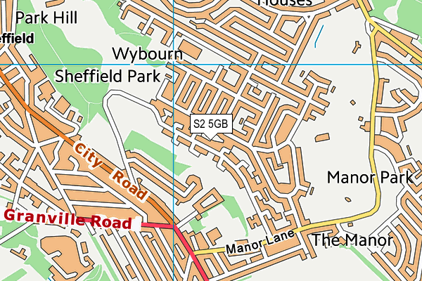 S2 5GB map - OS VectorMap District (Ordnance Survey)