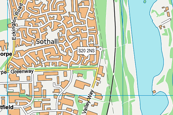 S20 2NS map - OS VectorMap District (Ordnance Survey)