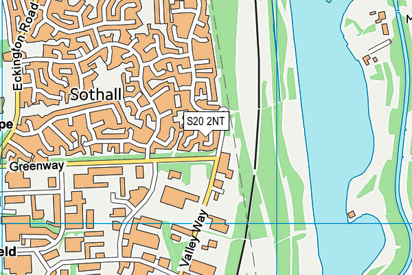 S20 2NT map - OS VectorMap District (Ordnance Survey)