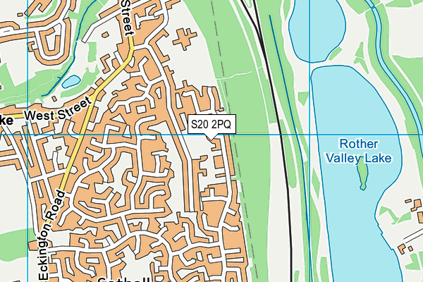 S20 2PQ map - OS VectorMap District (Ordnance Survey)