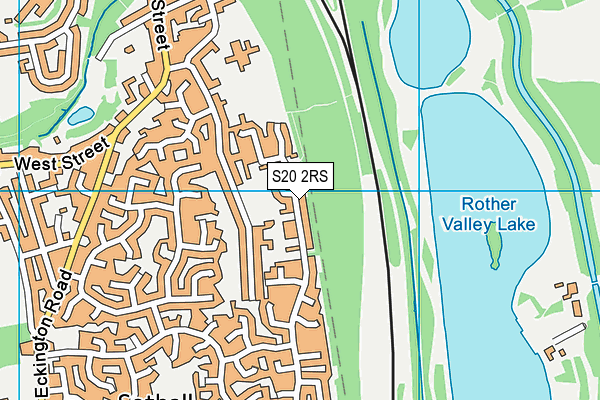 S20 2RS map - OS VectorMap District (Ordnance Survey)