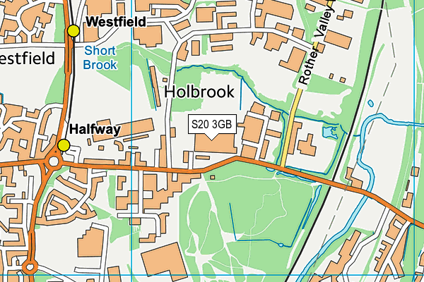 S20 3GB map - OS VectorMap District (Ordnance Survey)