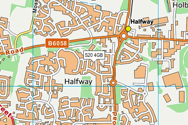 S20 4GB map - OS VectorMap District (Ordnance Survey)