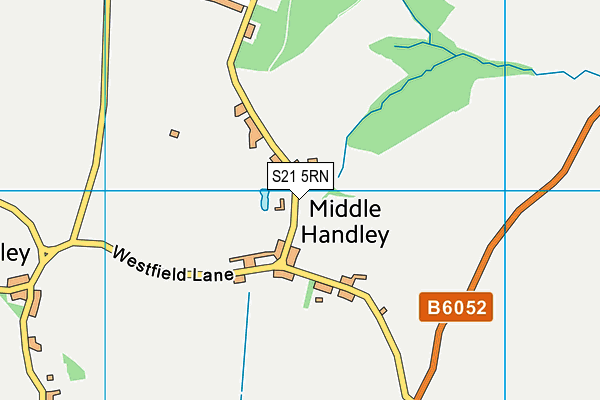 S21 5RN map - OS VectorMap District (Ordnance Survey)