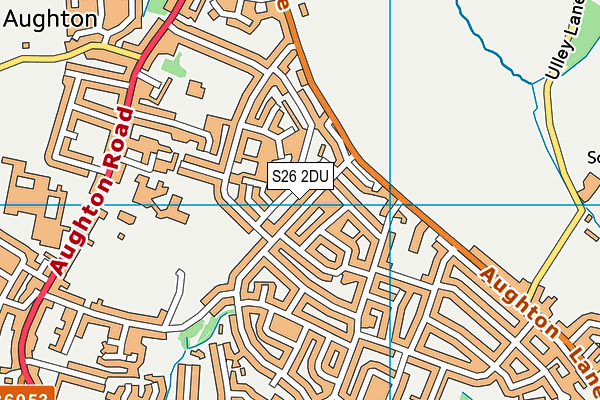 S26 2DU map - OS VectorMap District (Ordnance Survey)