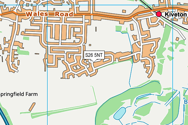 S26 5NT map - OS VectorMap District (Ordnance Survey)