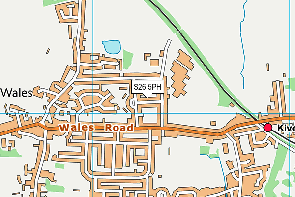 S26 5PH map - OS VectorMap District (Ordnance Survey)
