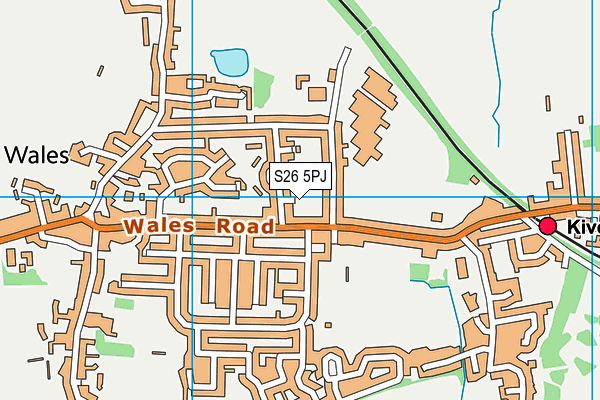 S26 5PJ map - OS VectorMap District (Ordnance Survey)