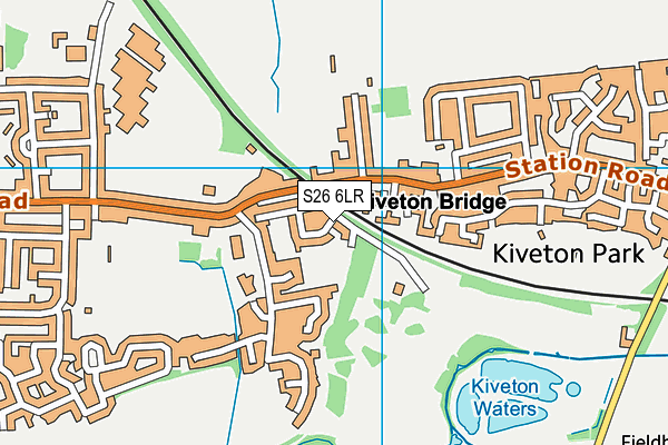 Kiveton Community Sports Park map (S26 6LR) - OS VectorMap District (Ordnance Survey)