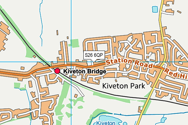 Kiveton Park Infant School map (S26 6QP) - OS VectorMap District (Ordnance Survey)