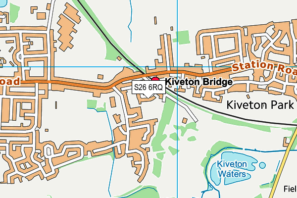 S26 6RQ map - OS VectorMap District (Ordnance Survey)