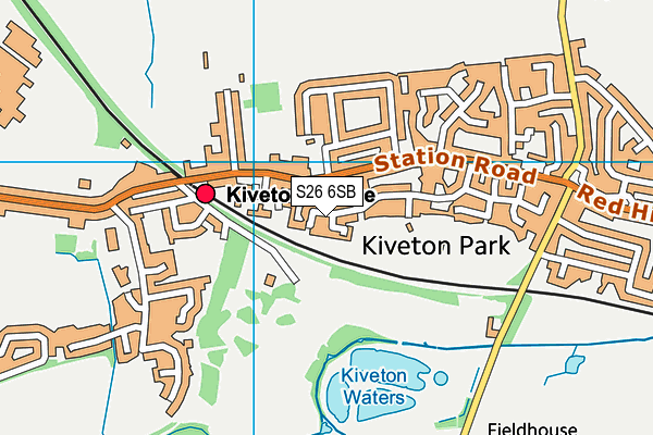 S26 6SB map - OS VectorMap District (Ordnance Survey)