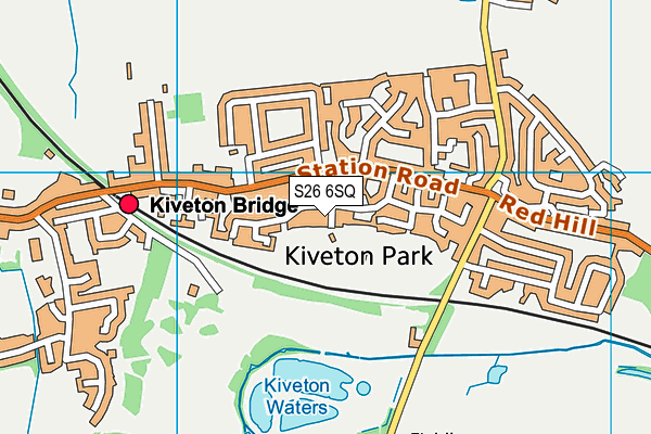 Kiveton Park map (S26 6SQ) - OS VectorMap District (Ordnance Survey)