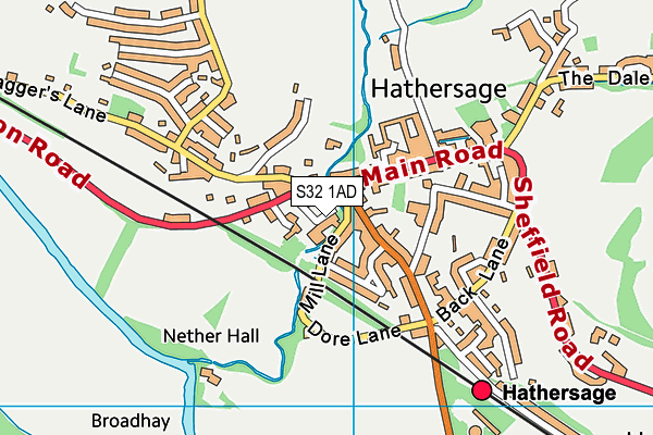 S32 1AD map - OS VectorMap District (Ordnance Survey)