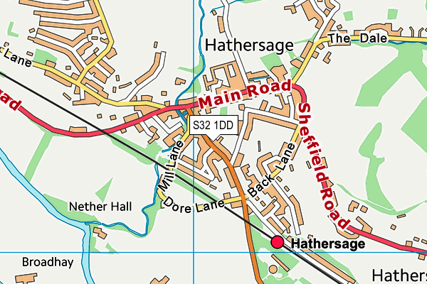 S32 1DD map - OS VectorMap District (Ordnance Survey)