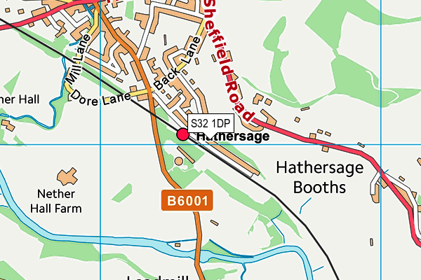 Hope Valley Health Club map (S32 1DP) - OS VectorMap District (Ordnance Survey)