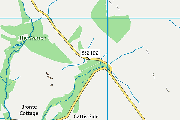 S32 1DZ map - OS VectorMap District (Ordnance Survey)
