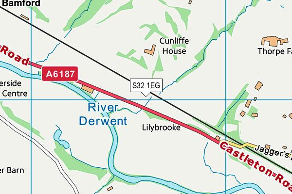 S32 1EG map - OS VectorMap District (Ordnance Survey)