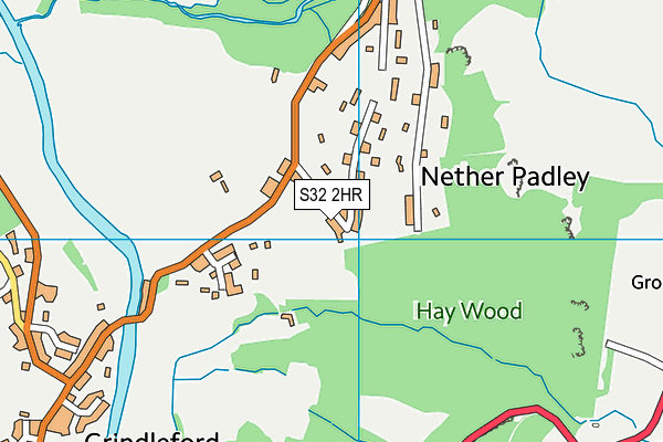 S32 2HR map - OS VectorMap District (Ordnance Survey)