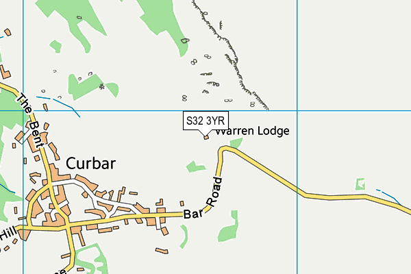 S32 3YR map - OS VectorMap District (Ordnance Survey)