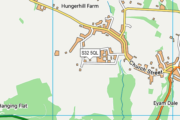 S32 5QL map - OS VectorMap District (Ordnance Survey)