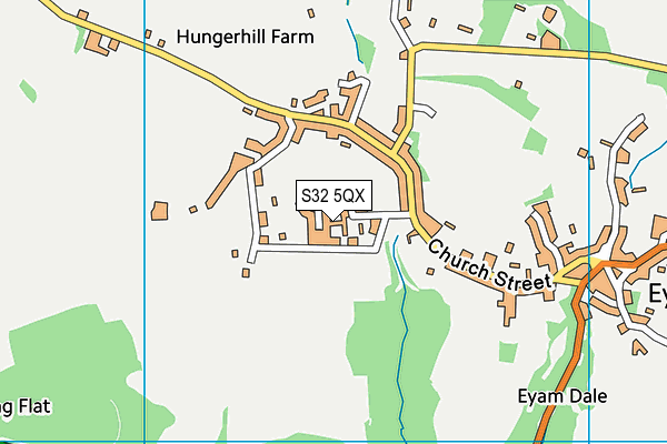 S32 5QX map - OS VectorMap District (Ordnance Survey)