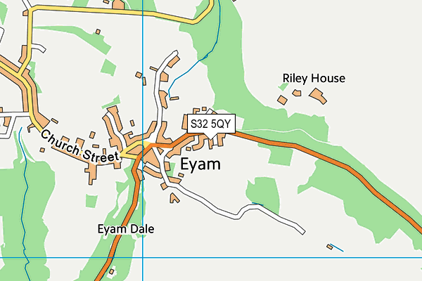 S32 5QY map - OS VectorMap District (Ordnance Survey)