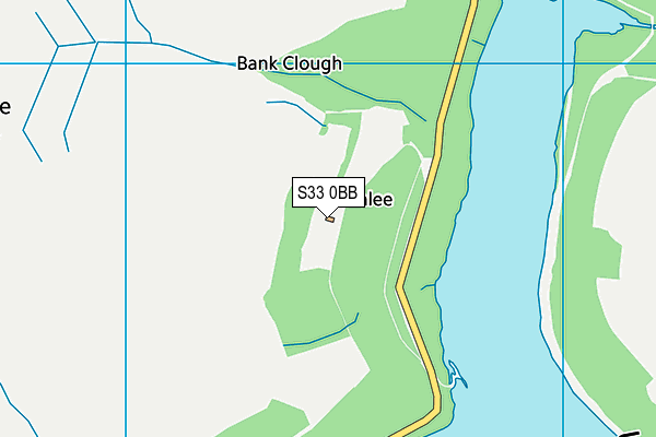 S33 0BB map - OS VectorMap District (Ordnance Survey)