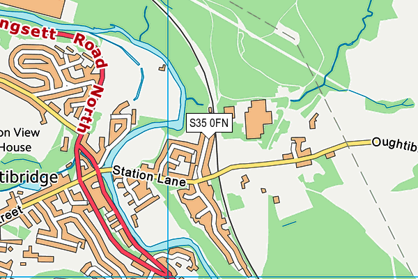 S35 0FN map - OS VectorMap District (Ordnance Survey)