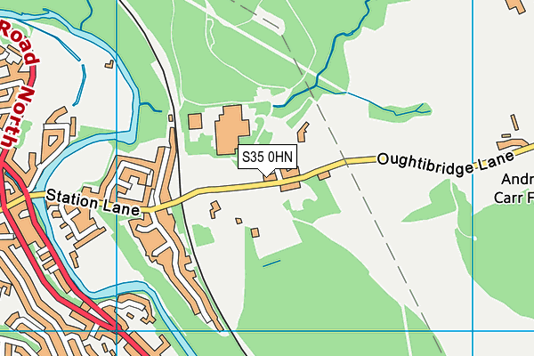 S35 0HN map - OS VectorMap District (Ordnance Survey)