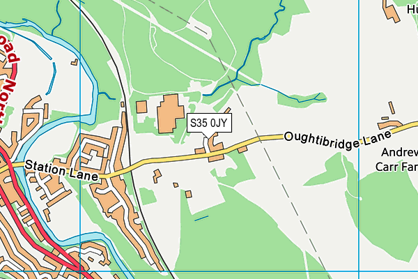 S35 0JY map - OS VectorMap District (Ordnance Survey)