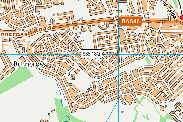 S35 1SQ map - OS VectorMap District (Ordnance Survey)