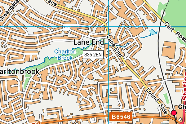 S35 2EN map - OS VectorMap District (Ordnance Survey)