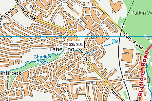 S35 2UL map - OS VectorMap District (Ordnance Survey)