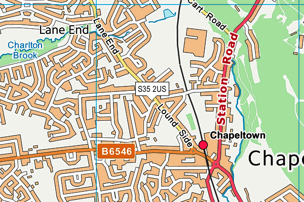 S35 2US map - OS VectorMap District (Ordnance Survey)