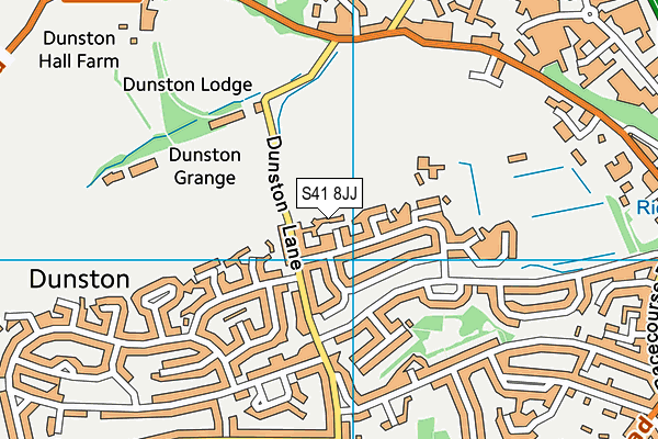 S41 8JJ map - OS VectorMap District (Ordnance Survey)