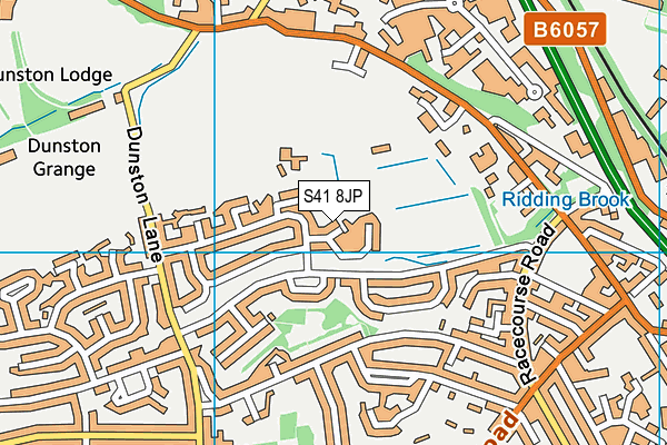 S41 8JP map - OS VectorMap District (Ordnance Survey)