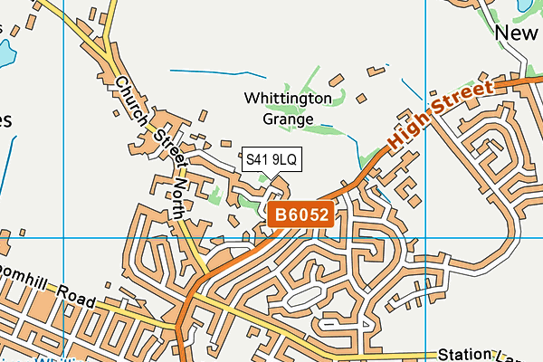 S41 9LQ map - OS VectorMap District (Ordnance Survey)
