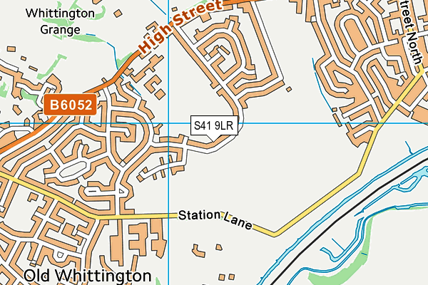 S41 9LR map - OS VectorMap District (Ordnance Survey)