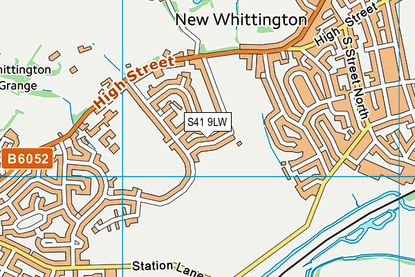 Brearley Park map (S41 9LW) - OS VectorMap District (Ordnance Survey)