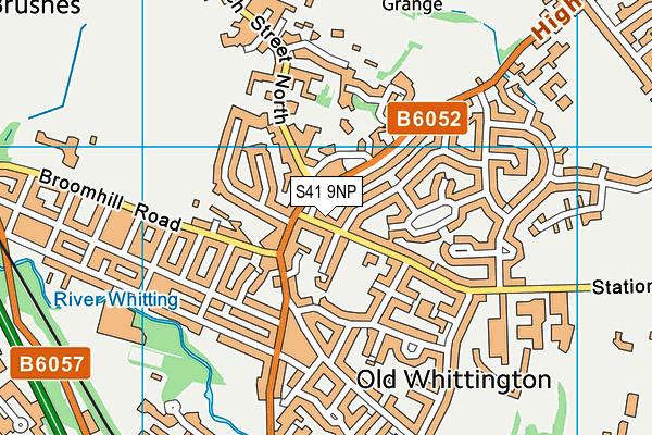 S41 9NP map - OS VectorMap District (Ordnance Survey)