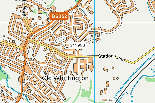 S41 9NU map - OS VectorMap District (Ordnance Survey)