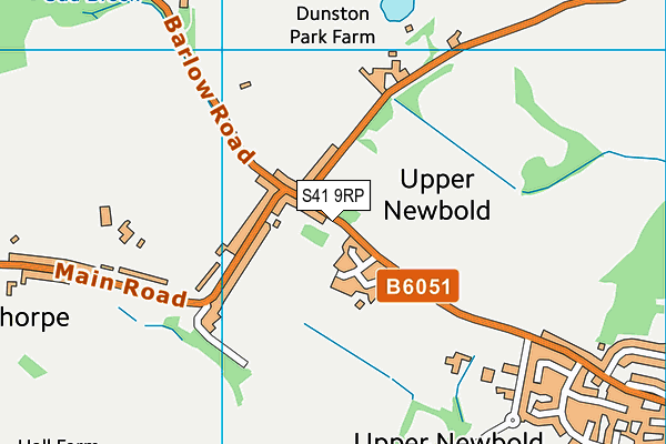 S41 9RP map - OS VectorMap District (Ordnance Survey)