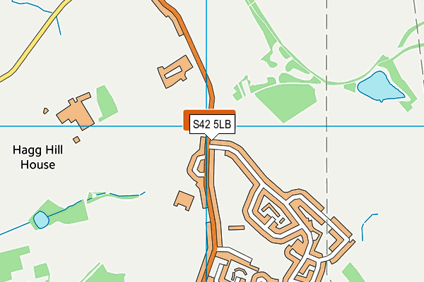 S42 5LB map - OS VectorMap District (Ordnance Survey)