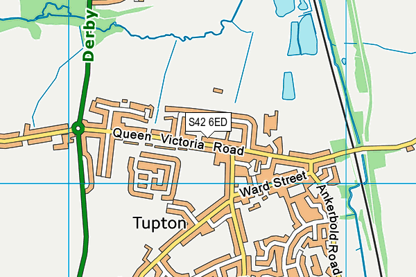 S42 6ED map - OS VectorMap District (Ordnance Survey)