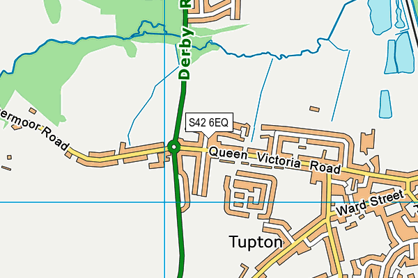 S42 6EQ map - OS VectorMap District (Ordnance Survey)