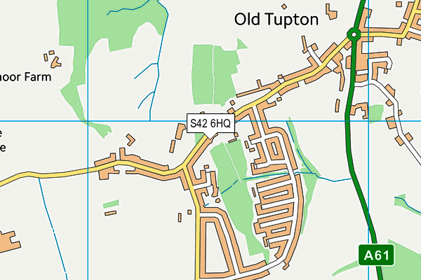 S42 6HQ map - OS VectorMap District (Ordnance Survey)