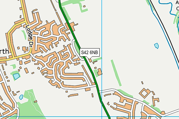 The Avenue (Wingerworth Jsa) map (S42 6NB) - OS VectorMap District (Ordnance Survey)