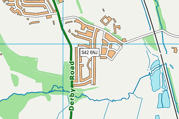 S42 6NJ map - OS VectorMap District (Ordnance Survey)