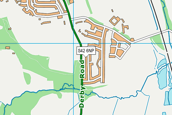 S42 6NP map - OS VectorMap District (Ordnance Survey)